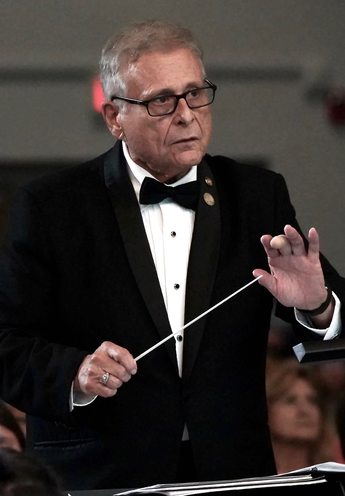 Scott Lambert, co-founder and co-director of the State Line Wind Symphony